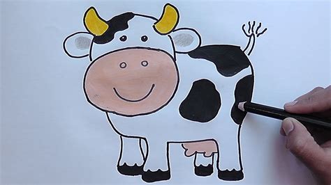 como dibujar  la vaca lola paso  paso  muy facil images