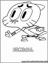 Gumball Coloring Pages Amazing Colouring Print Darwin Kids Fun Clouring Getcolorings Printable Color Funs Search Gum sketch template