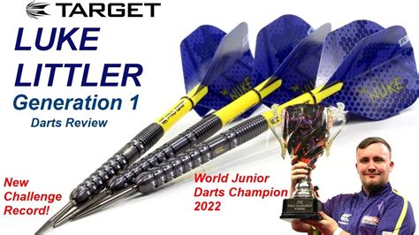 target luke littler gen  darts review  challenge record  youtube