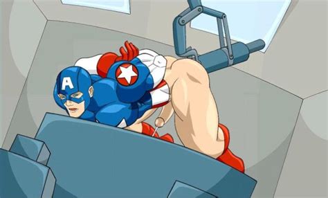 Captain America Anal Torture Gay Superhero Sex Pics