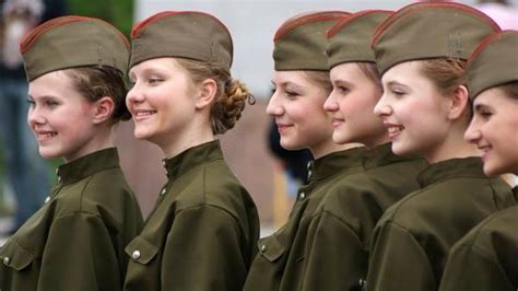 russian army girls sniper black beret image females in uniform