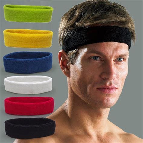 buy fitness sports sweatband headband yoga gym head band for men