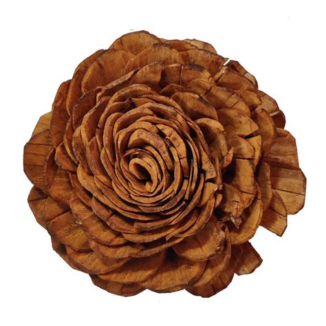 buy craftwaft large brown rose loose flower pack