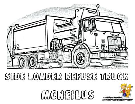 pin  yescoloring coloring pages   tough truck coloring pages