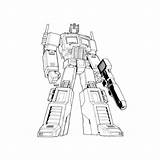 Optimus Coloriage Camion Superheroes Colorare Largement Collection sketch template