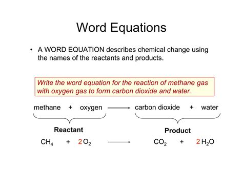 worksheet word equations chemistry  study  matter tessshebaylo