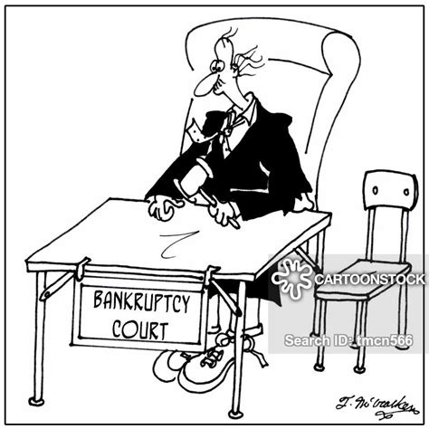 bankruptcy order cartoons and comics funny pictures from cartoonstock