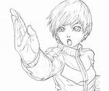 Persona Satonaka Chie Arena Ability Coloring Pages sketch template