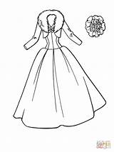 Hochzeitskleid sketch template