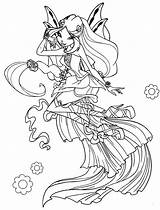 Winx Harmonix Colorea sketch template