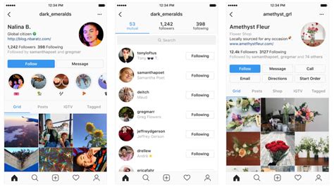 instagram rolling  updated profile design  easier  cleaner   tomac