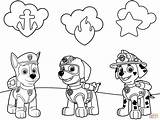 Patrol Paw Badge Coloring Pages Printable Color Print Marshal Rocky Rumble Skye Zuma Chase sketch template