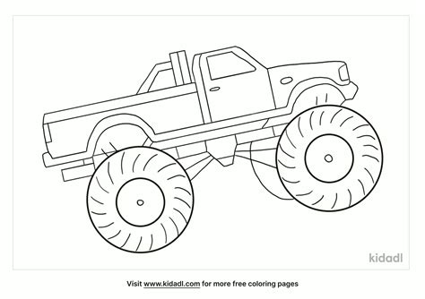 mud truck coloring page coloring page printables kidadl