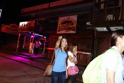 Fields Avenue Angeles City At Night Philippines Pampanga