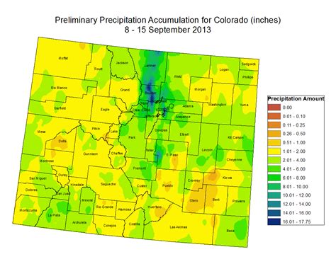 Colorado Flood 2013 Storm Page Storm Totals