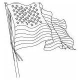 Flag Coloring American Pages Everfreecoloring Printable sketch template