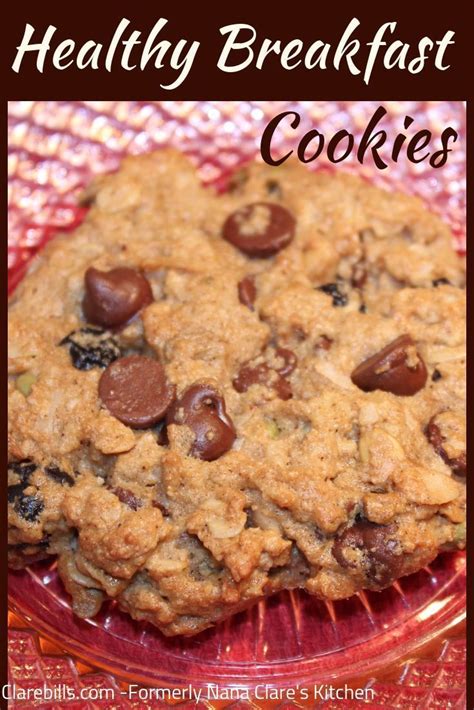 healthy breakfast cookies clare bills recipe breakfast cookies