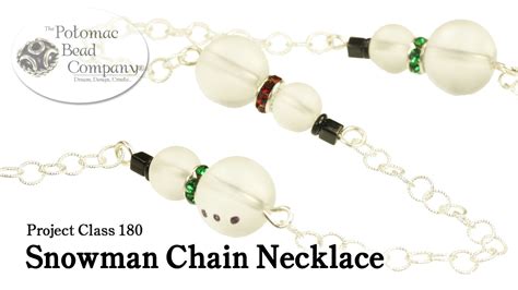 snowman chain necklace chain necklace tutorial chain necklace diy diy jewelry making