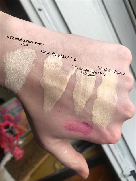 maybelline  porcelain fit  matte poreless foundation dupes    blush