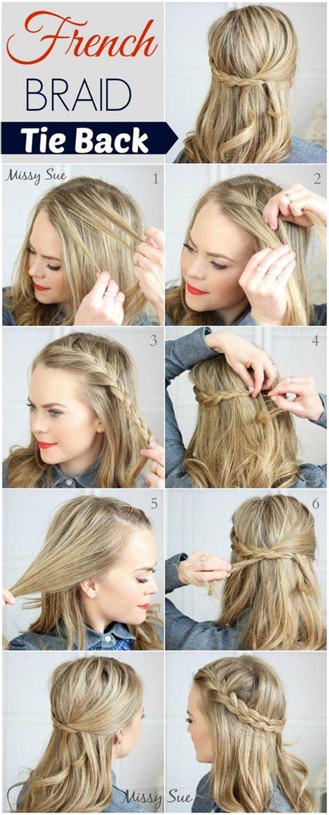 easy french braid hair tutorial  stylevore