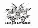 Avenged Sevenfold sketch template