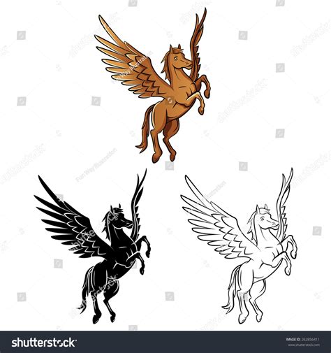 coloring book horse wings cartoon character