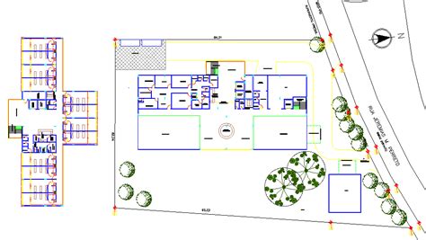 hospital layout plan detail cadbull
