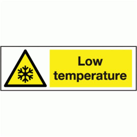 temperature sign warning safety signs safety signs notices