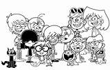 Coloring Loud House Pages Lincoln Family Sheets Kids Book Colouring Popular Online Child Fun Coloringhome sketch template