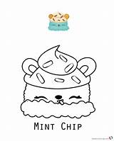 Num Noms Coloring Pages Chip Minty Printable Series Print Cute Bettercoloring Kids sketch template
