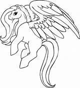 Pegasus Unicornio Asas Unicórnio Netart Coloring4free Lindos Pegaso sketch template