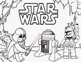 Lego Pages Coloring Printable Getcolorings Wars Color Star sketch template