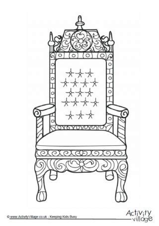 throne colouring page  family coloring pages coloring pages family