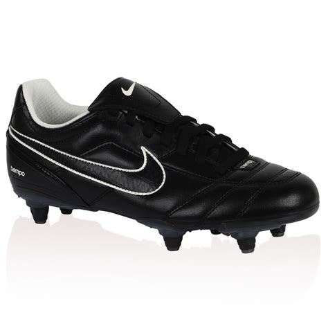 nike mens tiempo natural ii sg black football boots trainers size  uk ebay