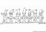 Zwerge Kabouters Kleurplaat Malvorlage Gnomi Nani Disegno Sette Gnomos Colorear Ausmalbild Gnomes Lutins Schneewittchen Schoolplaten Kabouter Edupics Educolor Schulbilder Grote sketch template