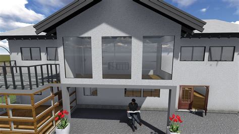 simple house   model cgtrader