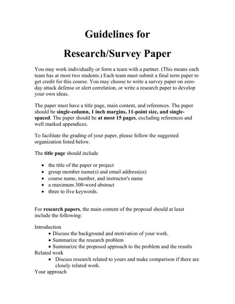 researchsurvey paper