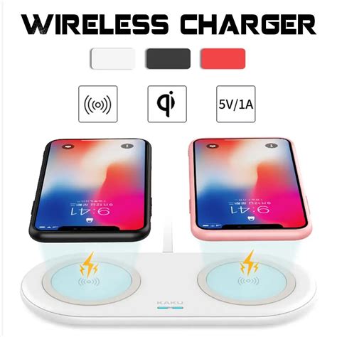 ios wireless charger qi fast charge base qi standard wireless charger charging pad universal