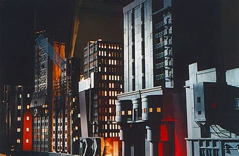 miniature gotham city model   castelli models city model miniatures city