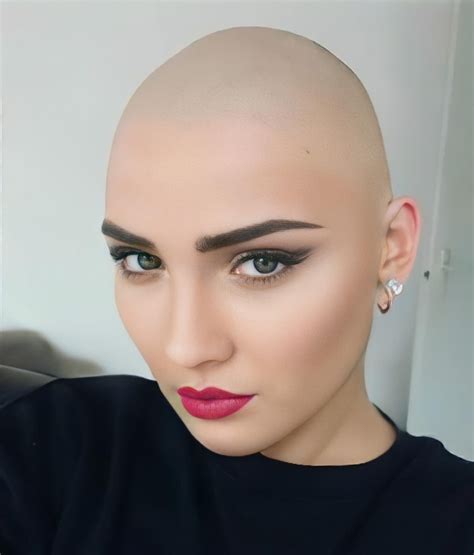 Pixie Cut Shaved Head Women Shaved Heads Shave My Head Bald Girl