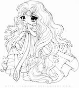 Coloring Pages Chibi Cute Printable Anime sketch template