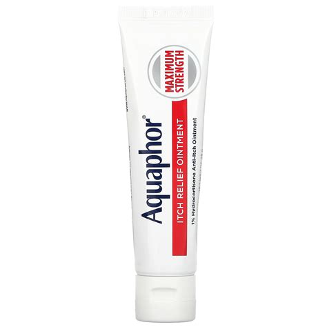 aquaphor itch relief ointment maximum strength fragrance   oz