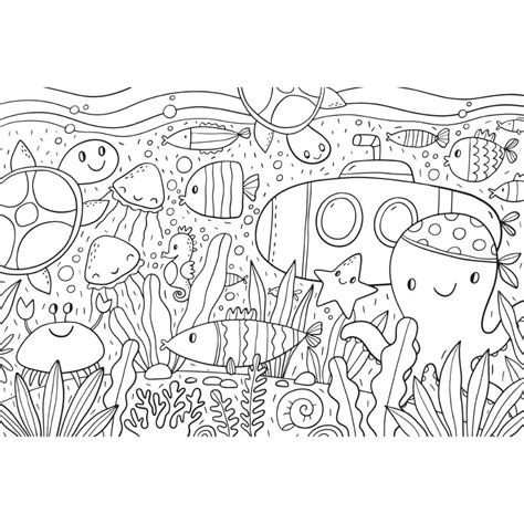 reef fish coloring pages  kids