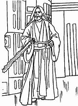 Obi Wan sketch template