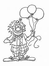 Coloring Pages Circus Kids Clown Printable sketch template