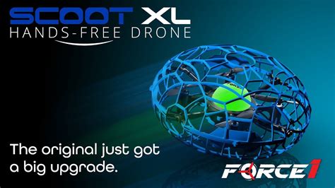 scoot xl hand  hover drones big flying ball drone force  youtube