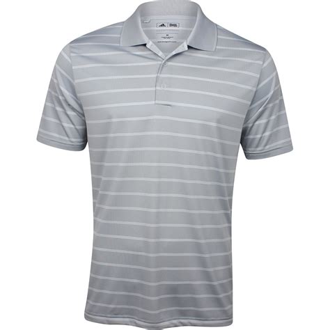 adidas climalite  color stripe shirt apparel  clear onixwhite  globalgolfcom