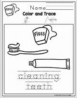 Hygiene Personal Cards Preschool sketch template