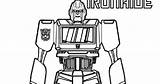 Coloring Transformers Ironhide sketch template