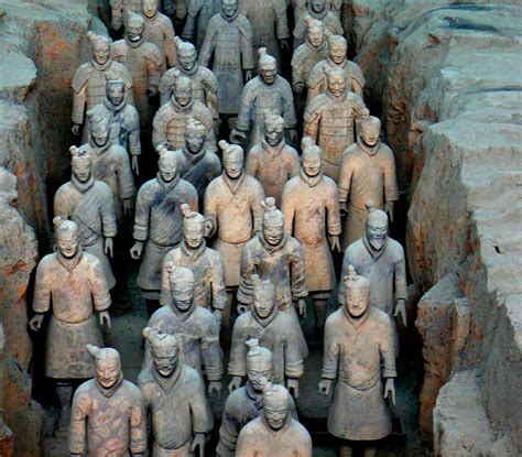 terracotta warrior army  emperor qin shi huang